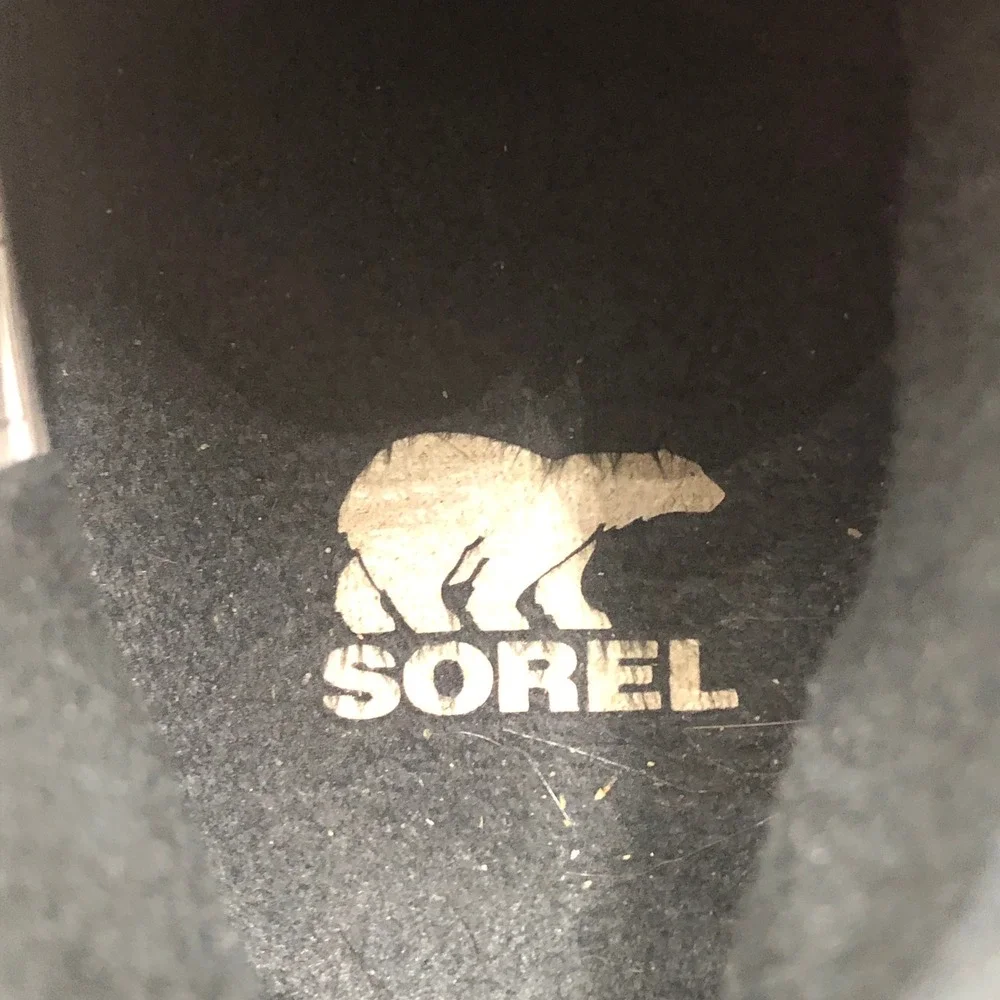 Sorel Out n About III Womens Black Puffer Zip Up Boots Size 8.5